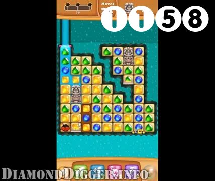 Diamond Digger Saga : Level 1158 – Videos, Cheats, Tips and Tricks