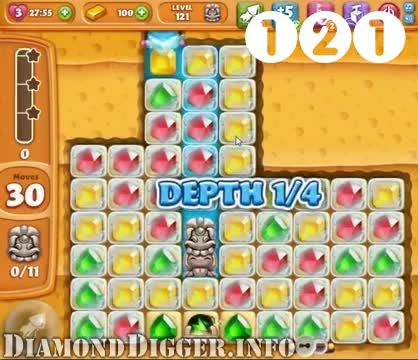 Diamond Digger Saga : Level 121 – Videos, Cheats, Tips and Tricks