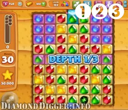 Diamond Digger Saga : Level 123 – Videos, Cheats, Tips and Tricks