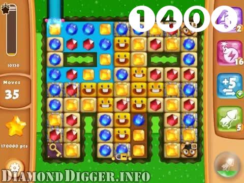 Diamond Digger Saga : Level 1404 – Videos, Cheats, Tips and Tricks