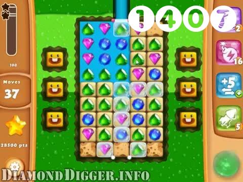 Diamond Digger Saga : Level 1407 – Videos, Cheats, Tips and Tricks