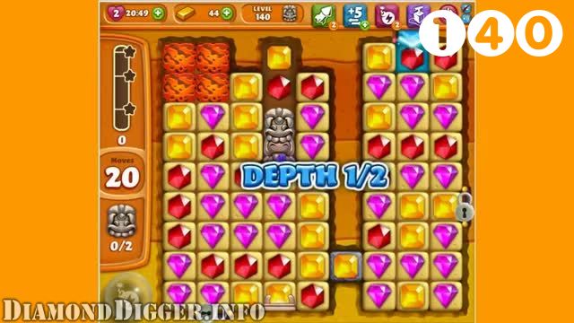 Diamond Digger Saga : Level 140 – Videos, Cheats, Tips and Tricks