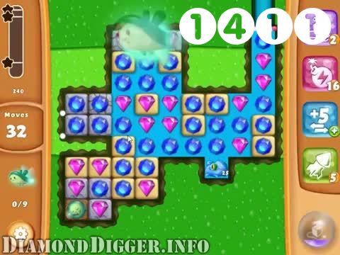 Diamond Digger Saga : Level 1411 – Videos, Cheats, Tips and Tricks