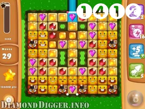 Diamond Digger Saga : Level 1412 – Videos, Cheats, Tips and Tricks