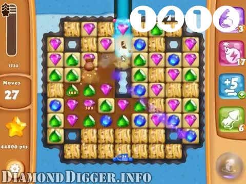 Diamond Digger Saga : Level 1416 – Videos, Cheats, Tips and Tricks