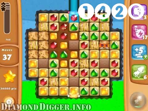 Diamond Digger Saga : Level 1420 – Videos, Cheats, Tips and Tricks