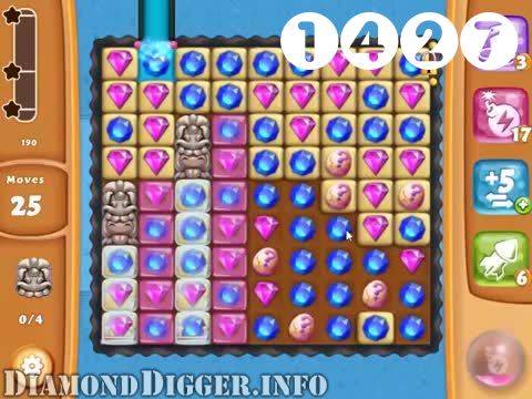 Diamond Digger Saga : Level 1427 – Videos, Cheats, Tips and Tricks