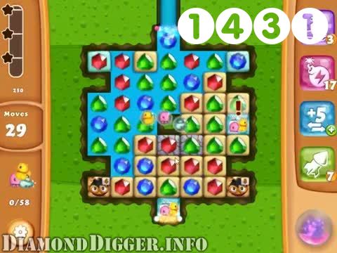 Diamond Digger Saga : Level 1431 – Videos, Cheats, Tips and Tricks