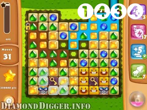 Diamond Digger Saga : Level 1434 – Videos, Cheats, Tips and Tricks