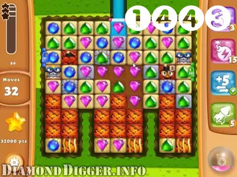 Diamond Digger Saga : Level 1443 – Videos, Cheats, Tips and Tricks