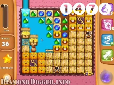 Diamond Digger Saga : Level 1476 – Videos, Cheats, Tips and Tricks