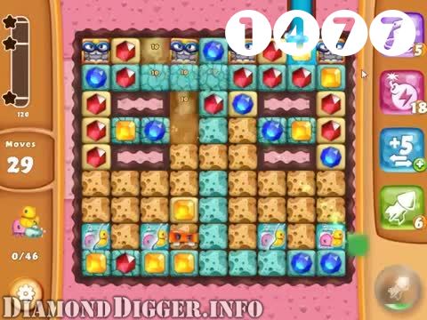 Diamond Digger Saga : Level 1477 – Videos, Cheats, Tips and Tricks