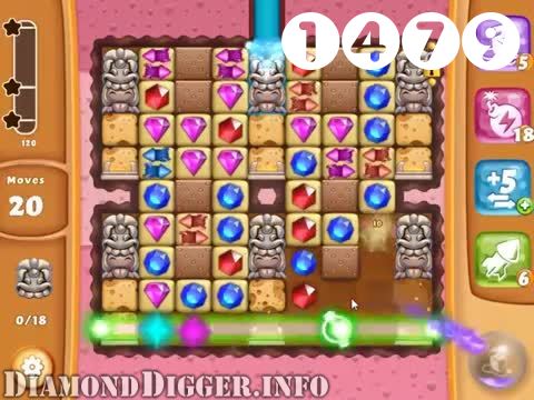 Diamond Digger Saga : Level 1479 – Videos, Cheats, Tips and Tricks