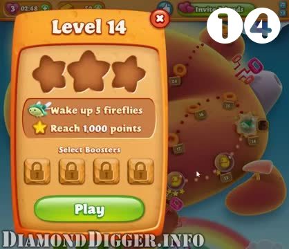 Diamond Digger Saga : Level 14 – Videos, Cheats, Tips and Tricks