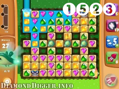 Diamond Digger Saga : Level 1523 – Videos, Cheats, Tips and Tricks