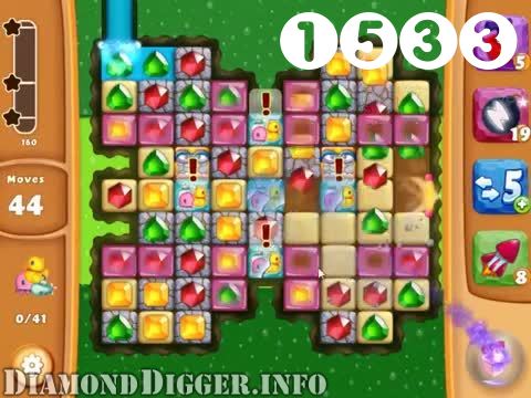 Diamond Digger Saga : Level 1533 – Videos, Cheats, Tips and Tricks