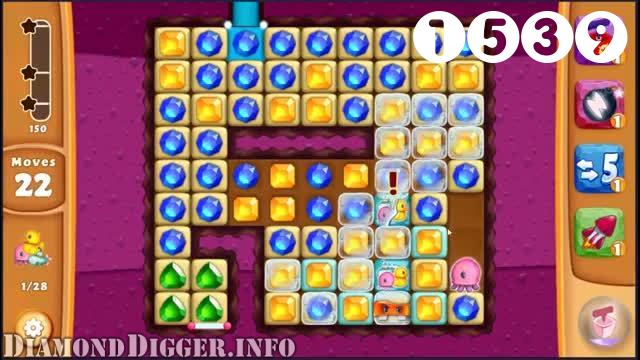 Diamond Digger Saga : Level 1539 – Videos, Cheats, Tips and Tricks