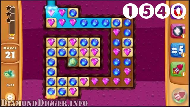 Diamond Digger Saga : Level 1540 – Videos, Cheats, Tips and Tricks
