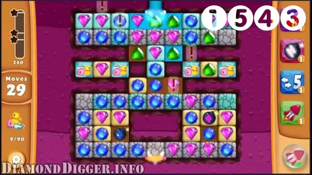 Diamond Digger Saga : Level 1543 – Videos, Cheats, Tips and Tricks