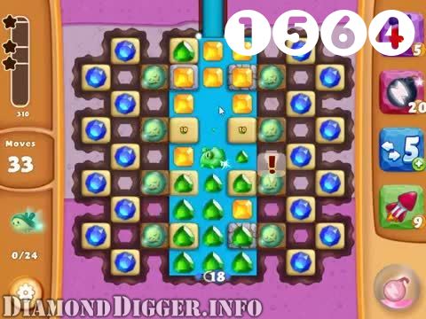 Diamond Digger Saga : Level 1564 – Videos, Cheats, Tips and Tricks