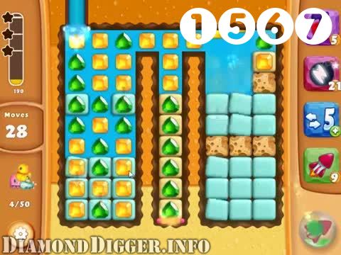Diamond Digger Saga : Level 1567 – Videos, Cheats, Tips and Tricks
