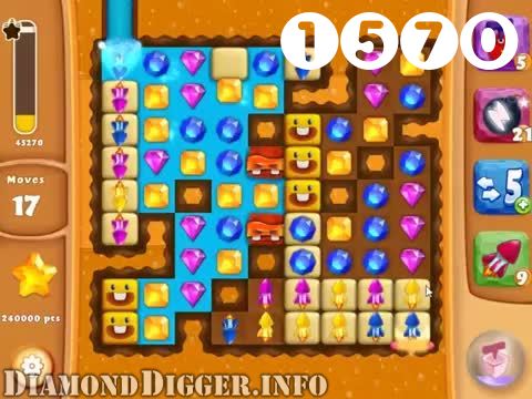 Diamond Digger Saga : Level 1570 – Videos, Cheats, Tips and Tricks