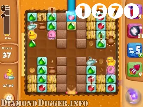 Diamond Digger Saga : Level 1571 – Videos, Cheats, Tips and Tricks