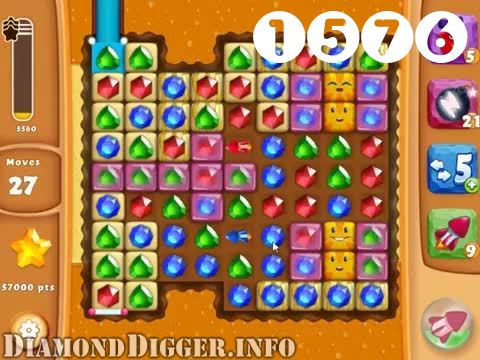 Diamond Digger Saga : Level 1576 – Videos, Cheats, Tips and Tricks