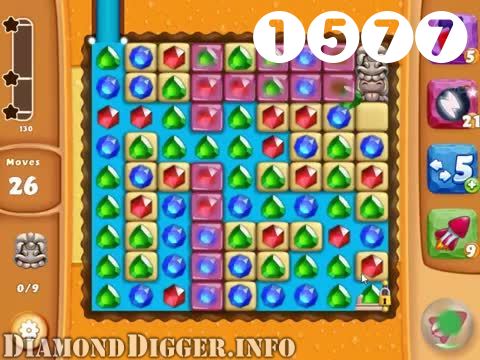 Diamond Digger Saga : Level 1577 – Videos, Cheats, Tips and Tricks