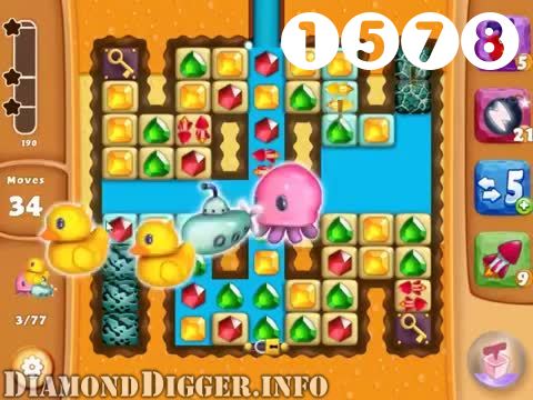 Diamond Digger Saga : Level 1578 – Videos, Cheats, Tips and Tricks