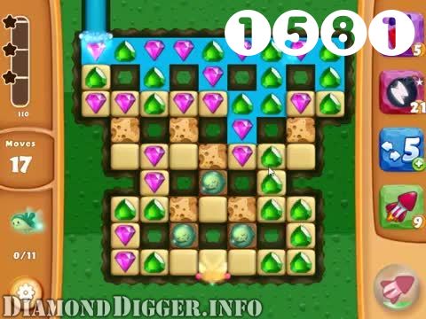 Diamond Digger Saga : Level 1581 – Videos, Cheats, Tips and Tricks