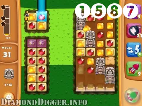 Diamond Digger Saga : Level 1587 – Videos, Cheats, Tips and Tricks