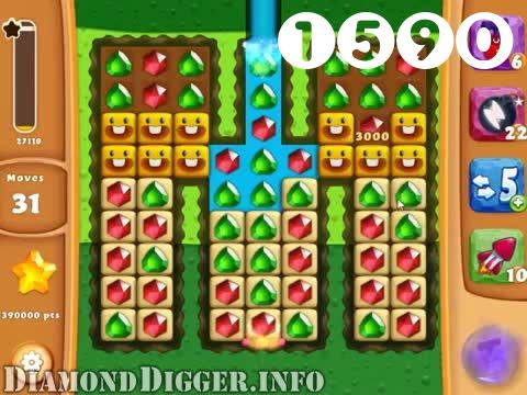 Diamond Digger Saga : Level 1590 – Videos, Cheats, Tips and Tricks