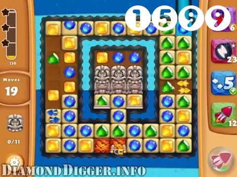 Diamond Digger Saga : Level 1599 – Videos, Cheats, Tips and Tricks