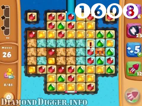 Diamond Digger Saga : Level 1608 – Videos, Cheats, Tips and Tricks