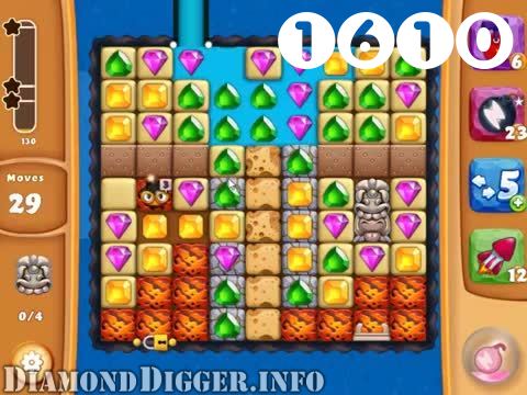Diamond Digger Saga : Level 1610 – Videos, Cheats, Tips and Tricks