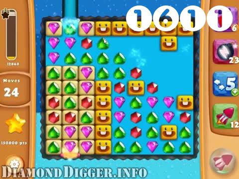 Diamond Digger Saga : Level 1611 – Videos, Cheats, Tips and Tricks