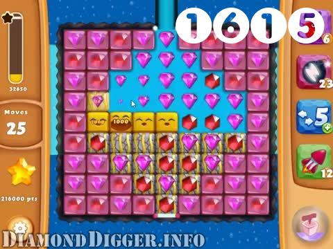 Diamond Digger Saga : Level 1615 – Videos, Cheats, Tips and Tricks