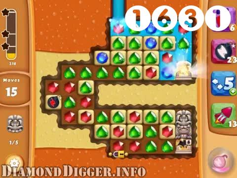 Diamond Digger Saga : Level 1631 – Videos, Cheats, Tips and Tricks