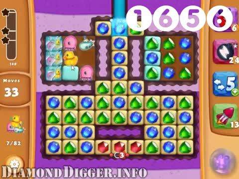 Diamond Digger Saga : Level 1656 – Videos, Cheats, Tips and Tricks