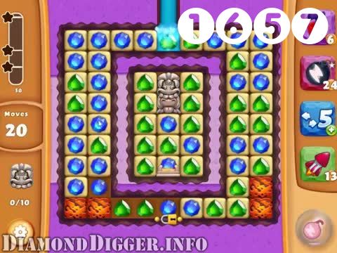 Diamond Digger Saga : Level 1657 – Videos, Cheats, Tips and Tricks