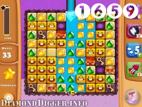 Diamond Digger Saga : Level 1659 – Videos, Cheats, Tips and Tricks