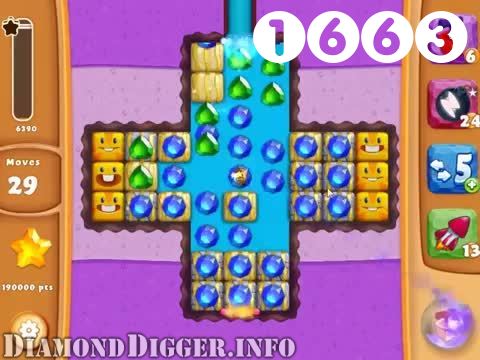 Diamond Digger Saga : Level 1663 – Videos, Cheats, Tips and Tricks