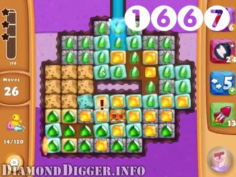 Diamond Digger Saga : Level 1667 – Videos, Cheats, Tips and Tricks