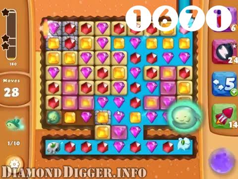 Diamond Digger Saga : Level 1671 – Videos, Cheats, Tips and Tricks