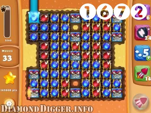 Diamond Digger Saga : Level 1672 – Videos, Cheats, Tips and Tricks