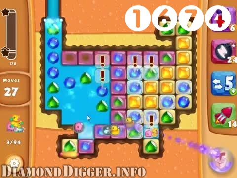 Diamond Digger Saga : Level 1674 – Videos, Cheats, Tips and Tricks