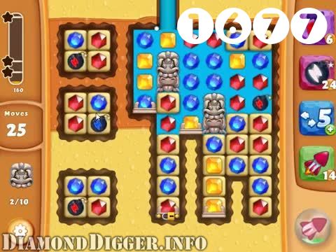 Diamond Digger Saga : Level 1677 – Videos, Cheats, Tips and Tricks