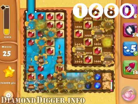 Diamond Digger Saga : Level 1680 – Videos, Cheats, Tips and Tricks