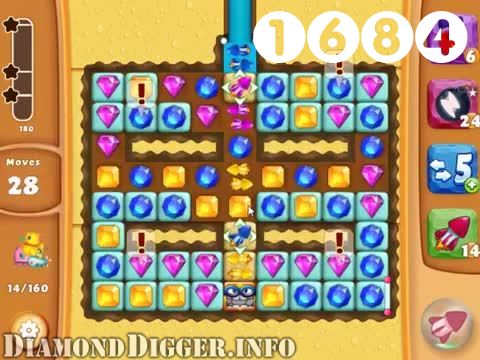 Diamond Digger Saga : Level 1684 – Videos, Cheats, Tips and Tricks
